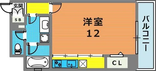 Villa Maria【301号室】の間取り