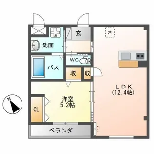 SIMA笹丘(シマササオカ)【2階】の間取り