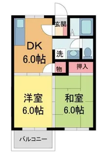 第一美倖荘【203号室】の間取り
