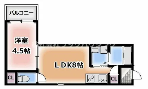 大阪府寝屋川市香里北之町【アパート】の間取り