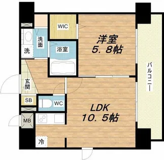 プリマクラッセ【12階】の間取り
