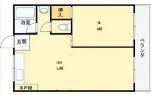 山本マンション【2階】の間取り
