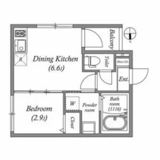 ハーモニーテラス太秦安井車道町Ⅲ【1階】の間取り