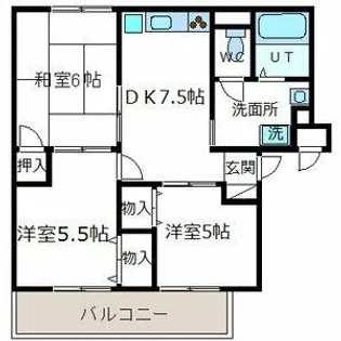 エスペランザ【2階】の間取り