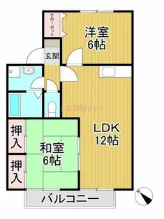 サンライズ三沢【2階】の間取り