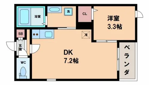 APTEX【3階】の間取り