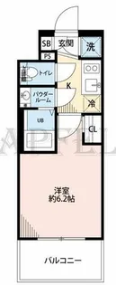 エスリード大阪梅田リュクス【5階】の間取り