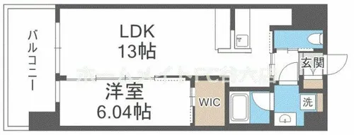 プレジオ梅田【2階】の間取り