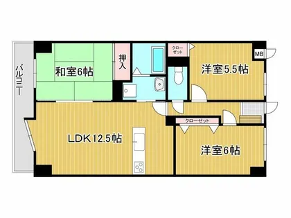 3LDKの間取り画像