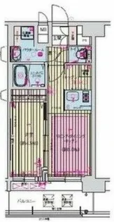 プレサンス京町堀ノース【14階】の間取り