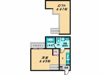トリニティai【2階】の間取り