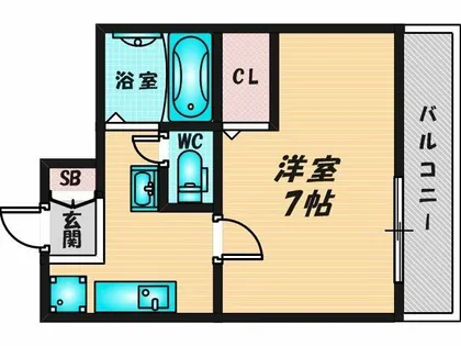 ヤシャールY【2階】の間取り