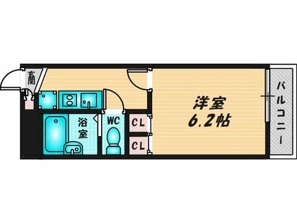レオパレススプルース【1階】の間取り