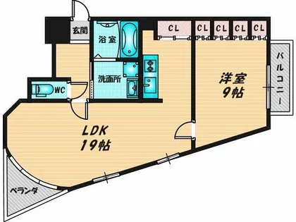 ザ・リージェント【1階】の間取り