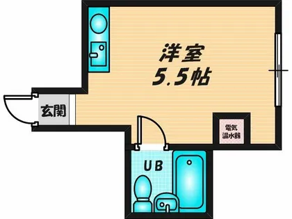 メビウス永和レジデンス【2階】の間取り