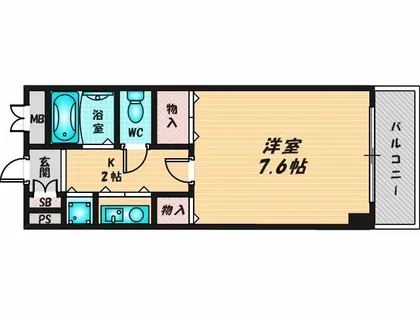 サンモール【9階】の間取り