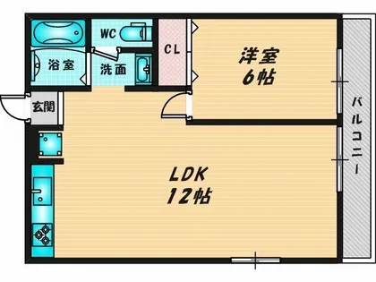谷岡住宅【2階】の間取り