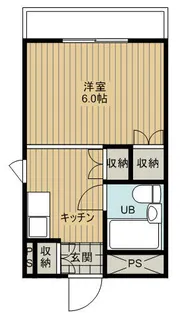 パークサイドマンション【307号室】の間取り