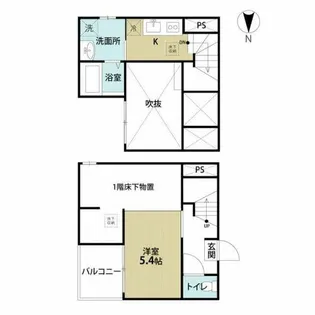 Classe上流【1階】の間取り