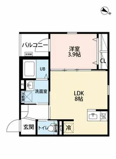 LUCIENTE 藤が丘(ルシエンテ フジガオカ)【1階】の間取り