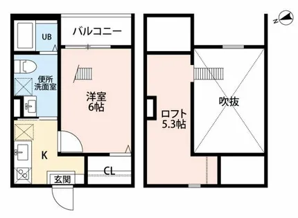 SWEET STREET【2階】の間取り