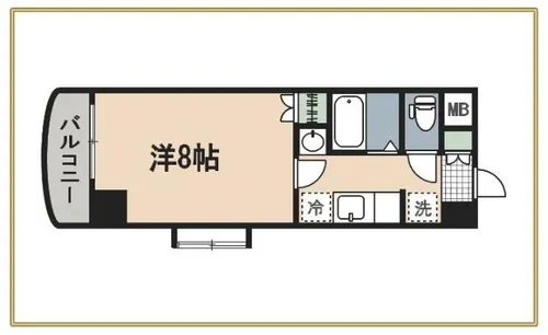 ロイヤルパレス【3階】の間取り