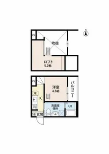 ALEX本陣【2階】の間取り