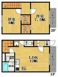 フォレスト・Y’s【1階】の間取り