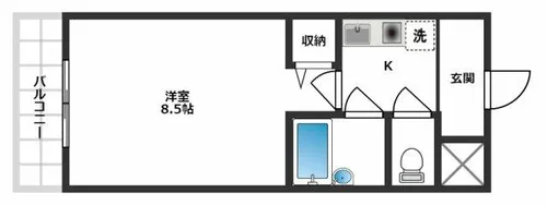 メゾンアイーシャ【801号室】の間取り