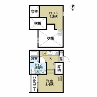 ロッカフォルテ【2階】の間取り