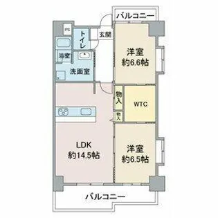 Hill Palace IKAI【3階】の間取り