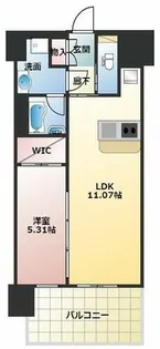 プレジオ八戸ノ里【3階】の間取り