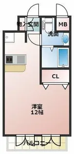 メゾンパティオⅡ【9階】の間取り