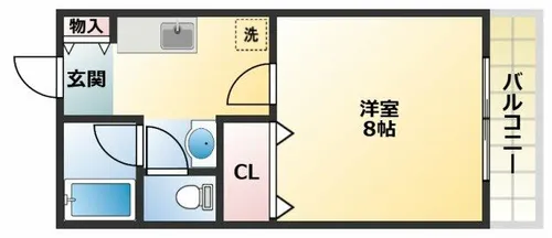 クレストKⅡ【2階】の間取り