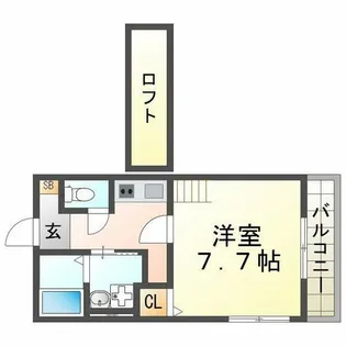 KTIレジデンス武庫川Ⅰ【201号室】の間取り