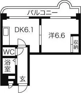 エンドレスリバーサイド【2階】の間取り