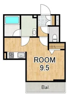 シャーメゾン SUBLIME【2階】の間取り