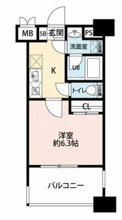 ラ・シック サヴォイ【2階】の間取り
