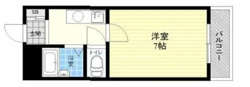 ボナールサジキ【4階】の間取り