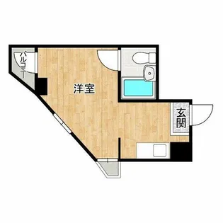 サンプラザ京橋【5階】の間取り