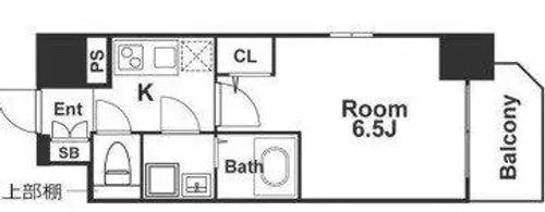 エスリード新福島【9階】の間取り