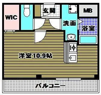 Grow Gold【4階】の間取り