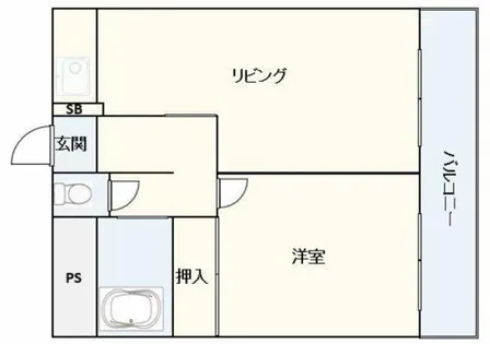 パリーサハウス【3階】の間取り