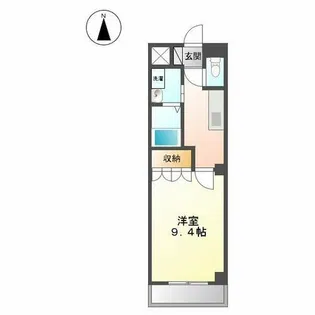 メゾン上名古屋【202号室】の間取り