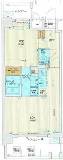 アスヴェル東本町Ⅱ【11階】の間取り