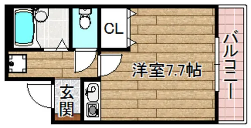 アーバンハイツ城北【203号室】の間取り
