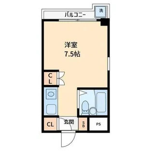 ラファエラ鳴尾2【5階】の間取り
