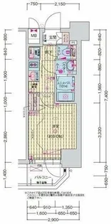 プレサンス新深江ディレット【5階】の間取り
