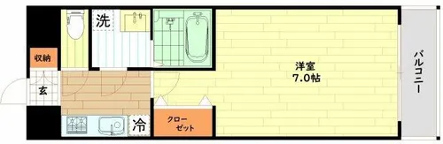 S-RESIDENCE福島玉川Uno【12階】の間取り