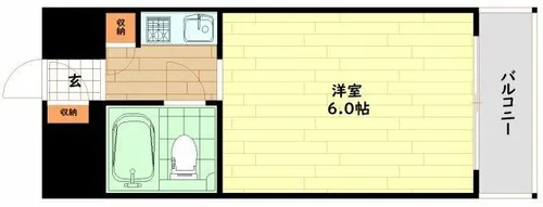 グローバル野田【2階】の間取り